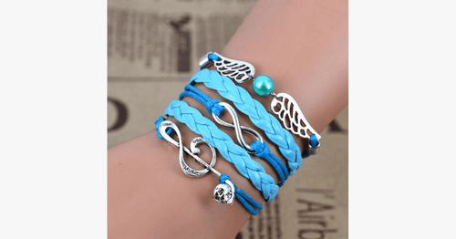 Skanto | Angel Infinity Music - Unisex Armbånd for et Fasjonabelt Utseende