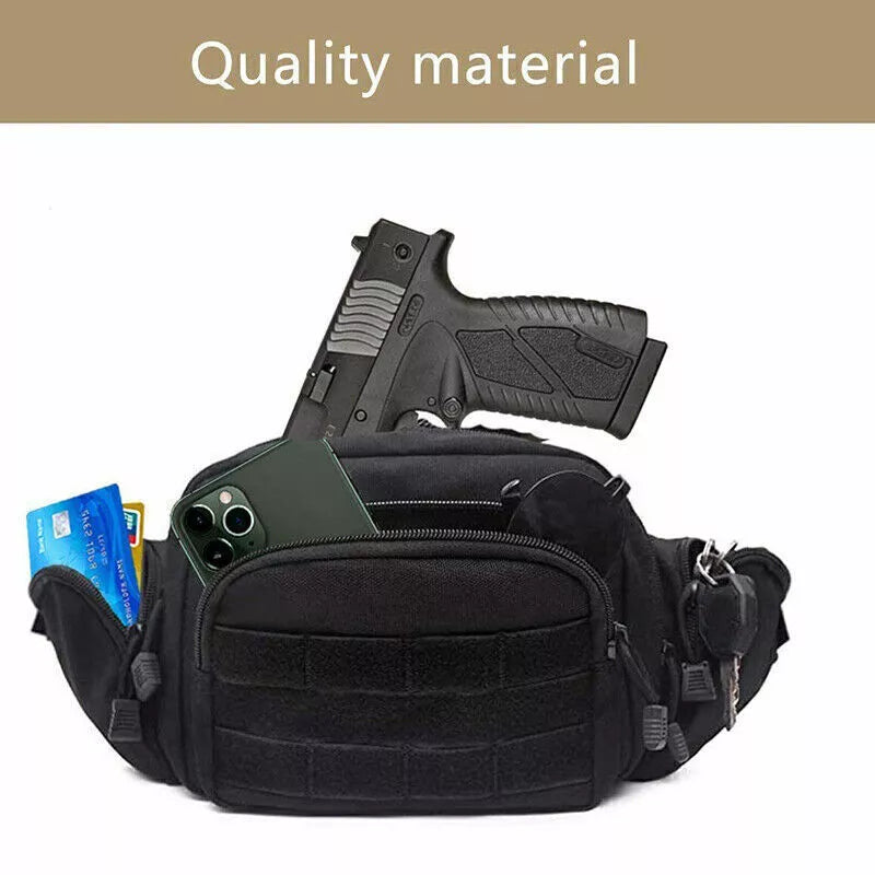 Skanto | Taktisk Hofteveske - Skjult Bære Fanny Pack Holster