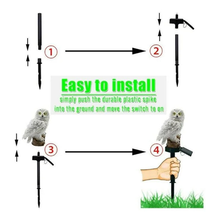 Skanto | Eagle Figur Hage Sol Post