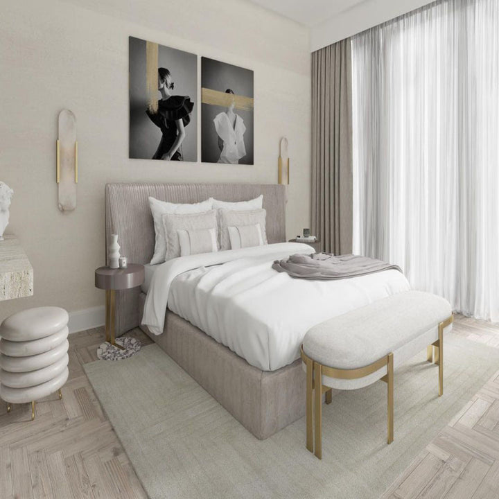 Moderne marmor vegglys - Elegant veggarmatur | Skanto