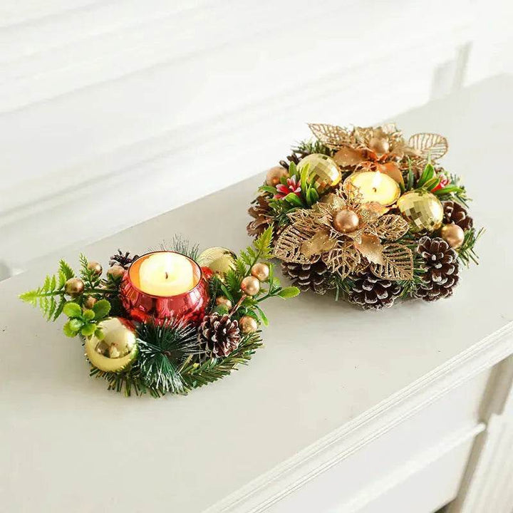 Skanto | Julelys krans Xmas Nyttårs lysestaker dekorasjoner