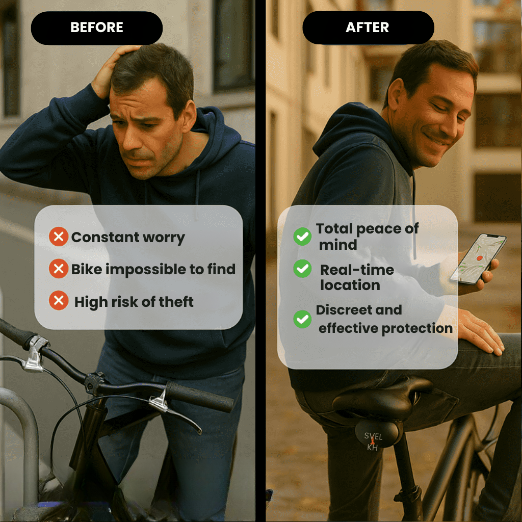 Skanto | GPS Tracker for Motorsykler | Ingen abonnement, kompatibel med Android & iOS for sanntidsplassering sporing