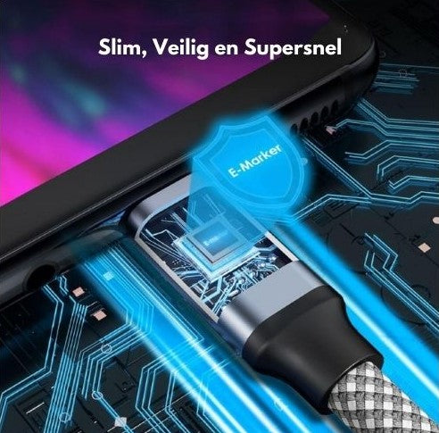 SnapConnect Kabel – Fleksibel Magnetisk Lade Kabel Skanto