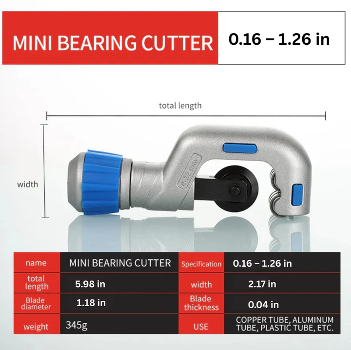 Skanto | Tung-duty rørkutter for metall- og PVC-rør