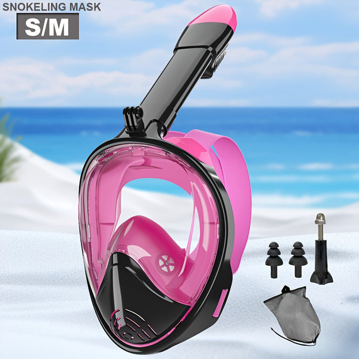 Full-face snorkelmaske med 180° synlighet | Skanto