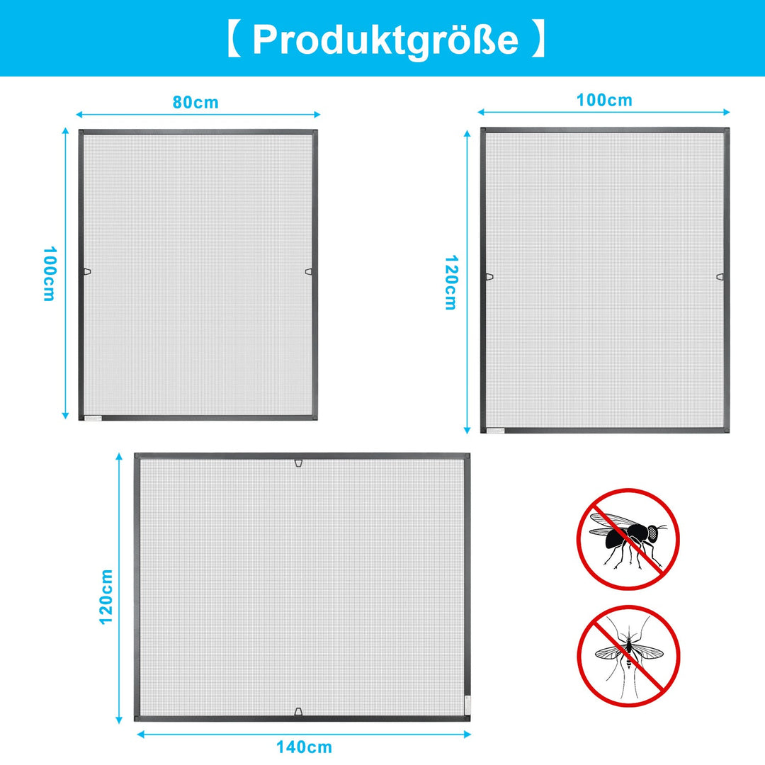 Fluenettvindu insektbeskyttelse antrasitt | Skanto