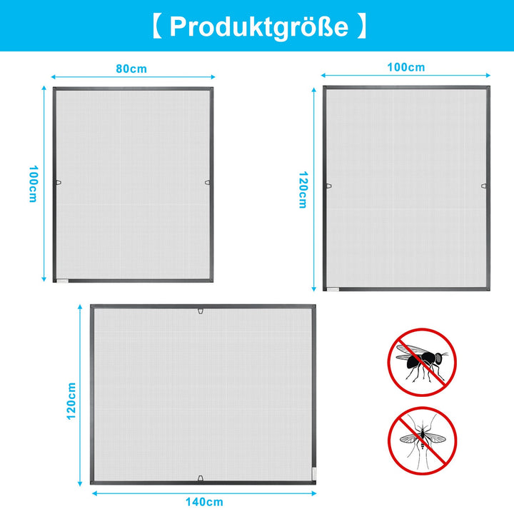 Fluenettvindu insektbeskyttelse antrasitt | Skanto