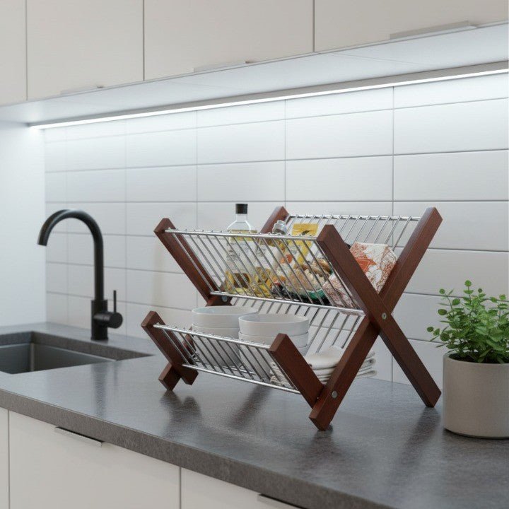 Skanto | Swift Fold Sammenleggbar Oppvaskstativ