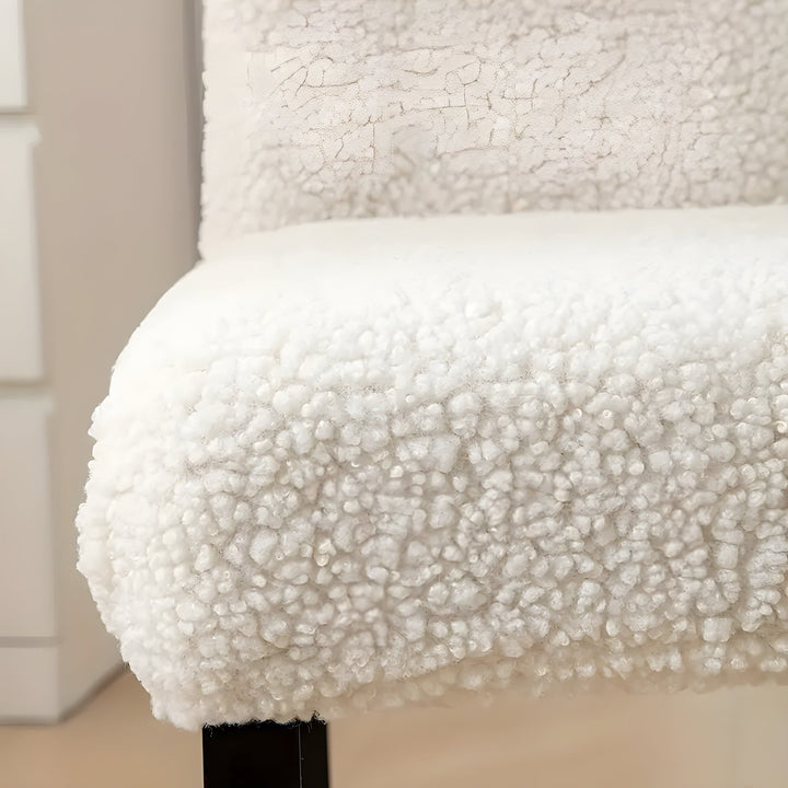 SherpaFit Stoltrekk - Koselig Elastisk Sherpa Spisestoltrekk | Skanto