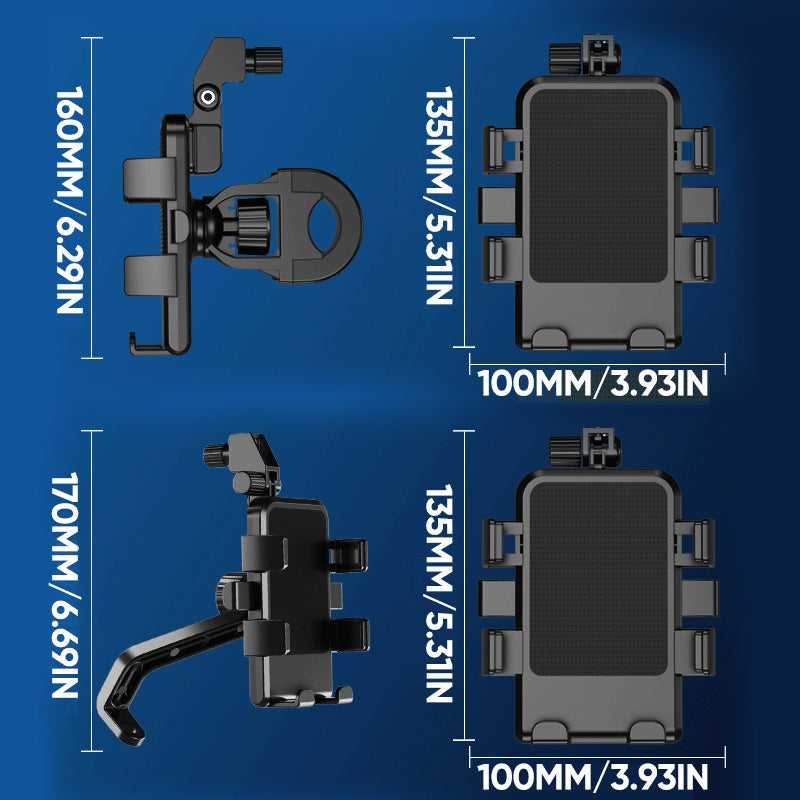 Skanto | Motorsykkel Telefonholder med Paraply
