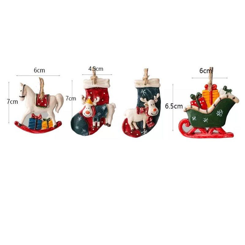 Norvo | Juletrær Henge Harpiks Ornament Pendel