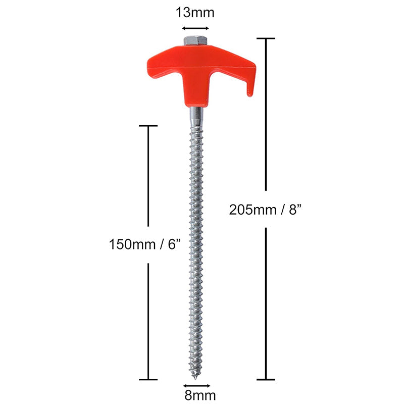 Skanto | Luminous Carbon Steel Hexagonal Spiral Fluorescent Nail