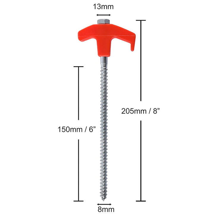 Skanto | Luminous Carbon Steel Hexagonal Spiral Fluorescent Nail