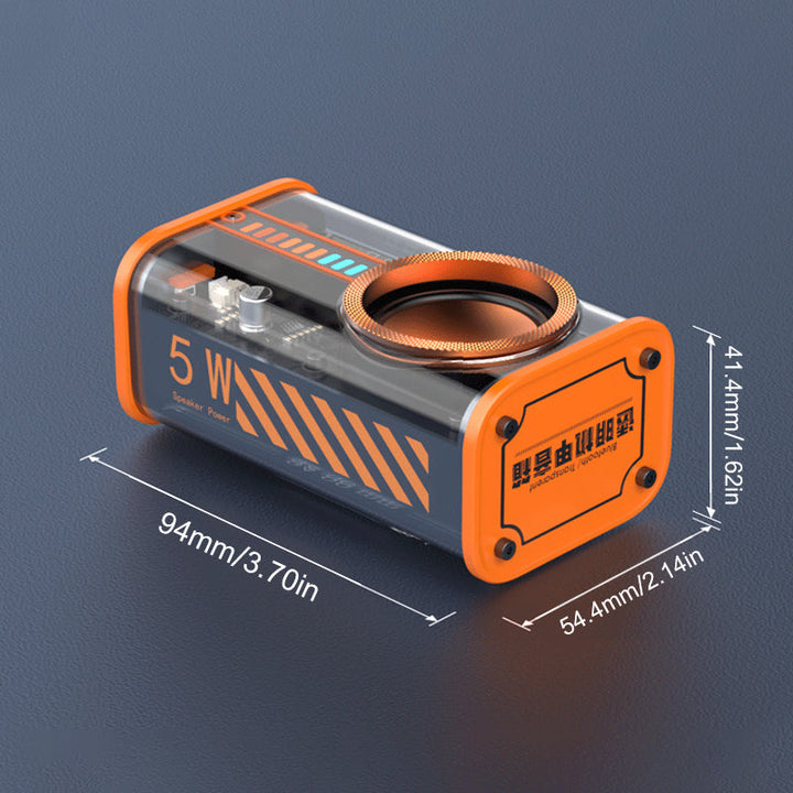 Transparent Mecha Trådløs Bluetooth Høyttaler | Skanto