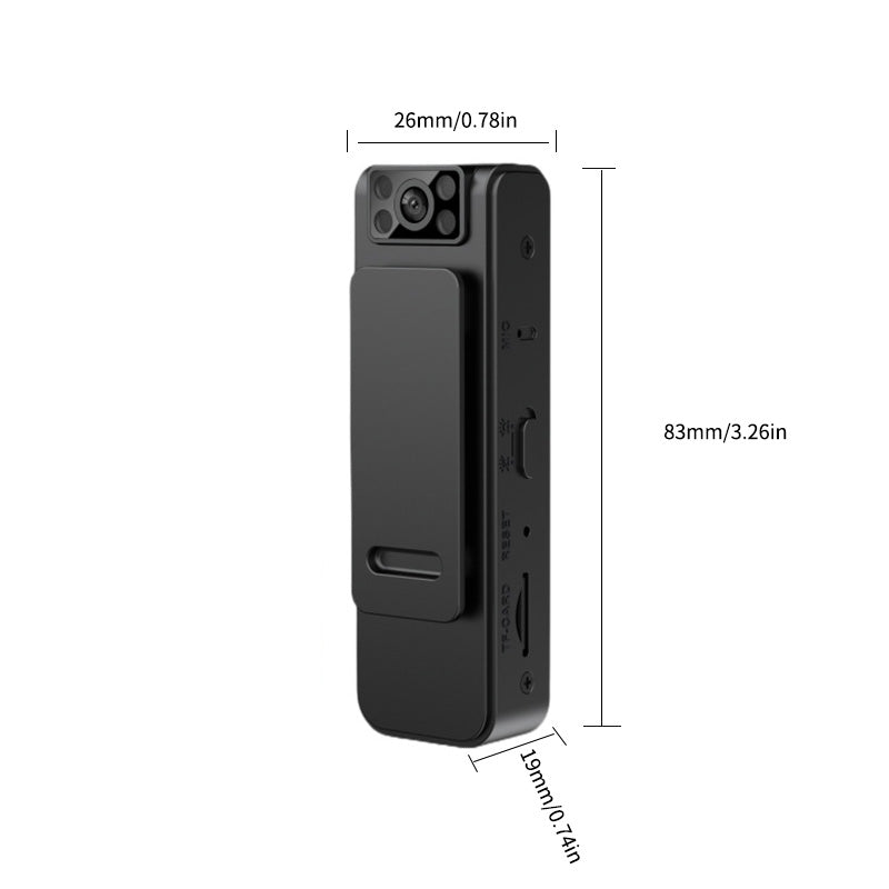 Skanto | HD Kamera med Magnetisk Bakklips