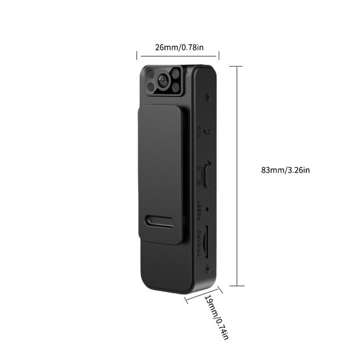 Skanto | HD Kamera med Magnetisk Bakklips