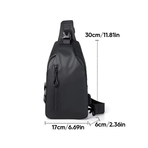 Skanto | UrbanShield Vanntett Crossbody Bag med Tyverisikker Design