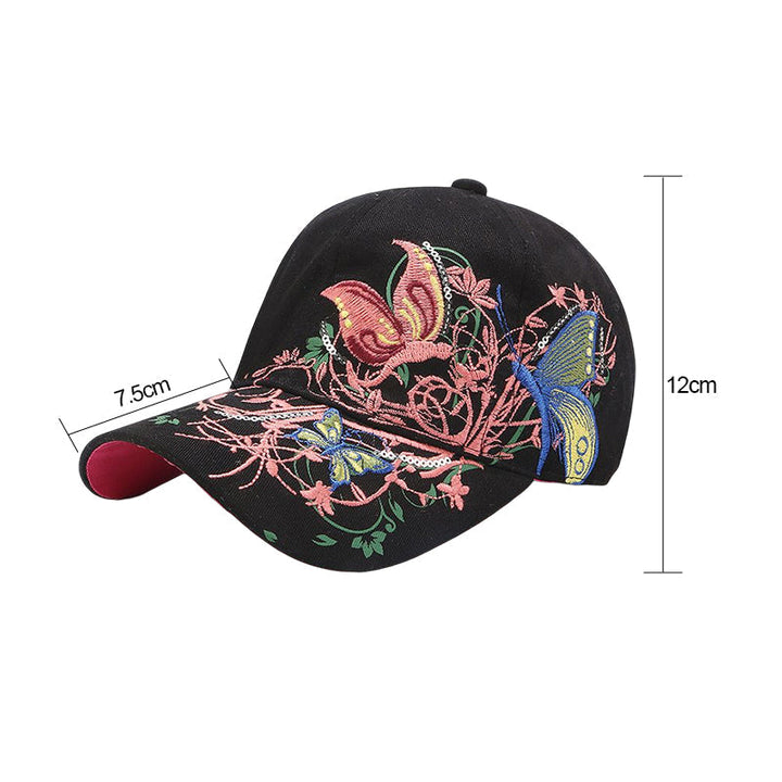 Skanto | Justerbar Pustende Brodert Solhatt