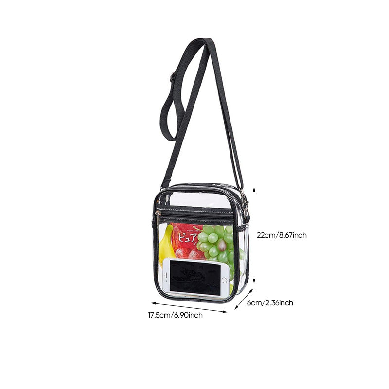 Skanto | PVC Gjennomsiktig Crossbody Bag