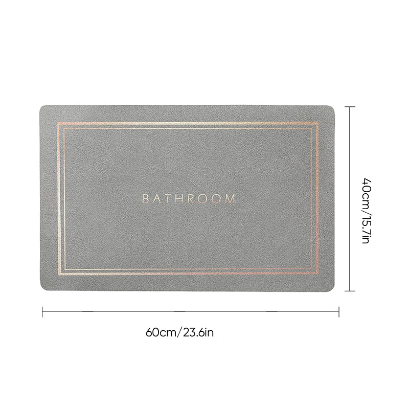 Minimalist Super Absorbent Quick Drying Bath Mat | Skanto