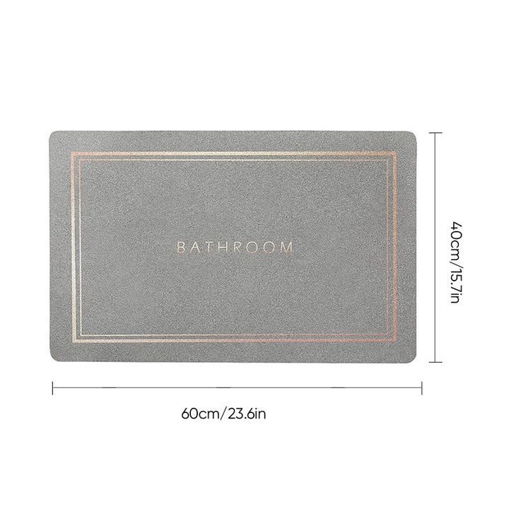 Minimalist Super Absorbent Quick Drying Bath Mat | Skanto