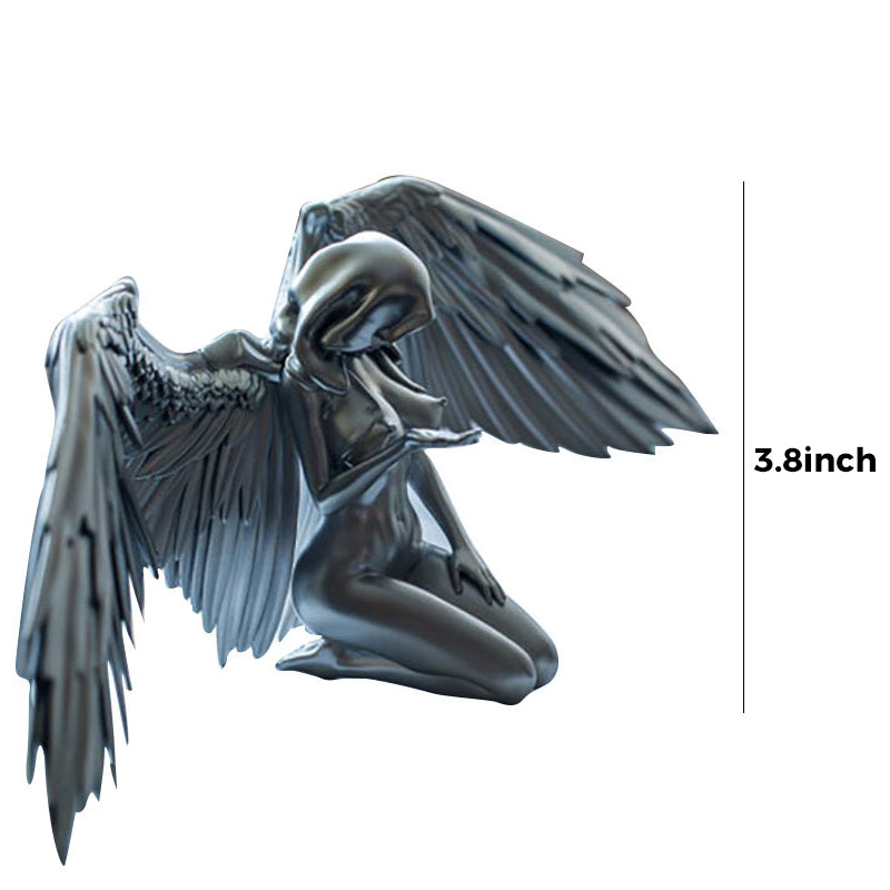 Norvo | Art Angel Kvinnelige Kvinne Vinger Knelende Kappe Hatt