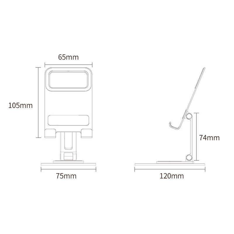 Skanto | Tablet Holder 360 Rotasjon Justerbar Sammenleggbare Holdere