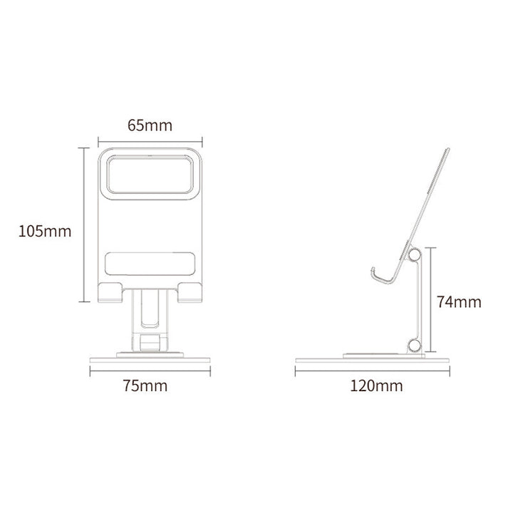 Skanto | Tablet Holder 360 Rotasjon Justerbar Sammenleggbare Holdere