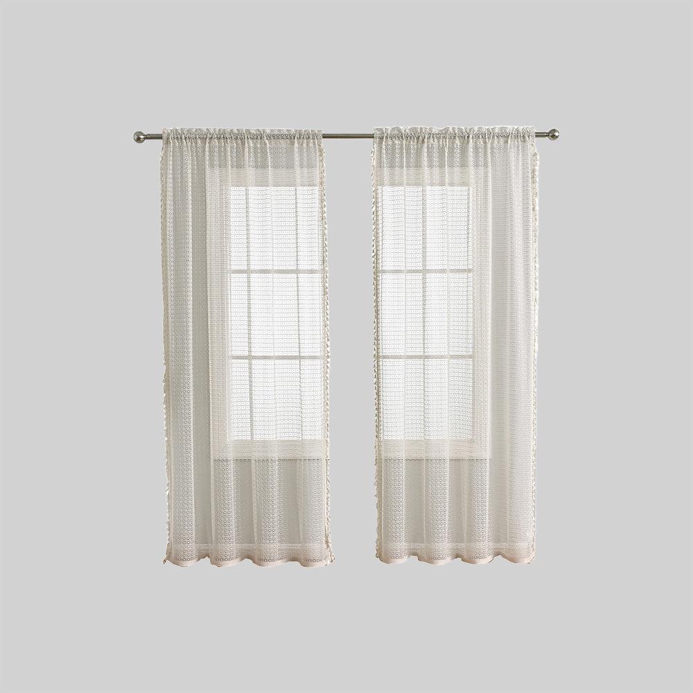 Skanto | LuxeDrape – Myk Beige Voile for Sofistikerte Rom