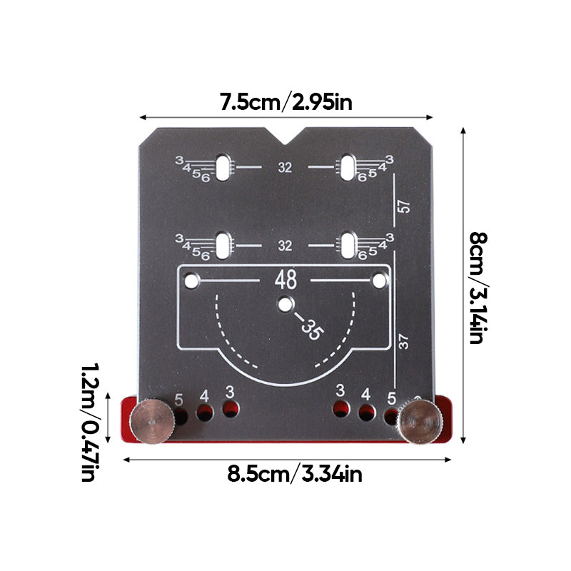 35 mm Hengsel Punch Locator | Skanto