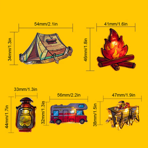 Skanto | Utendørs Lyskiler for Camping
