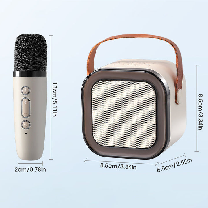 Skanto | Mini Karaoke Maskin med Trådløse Mikrofoner
