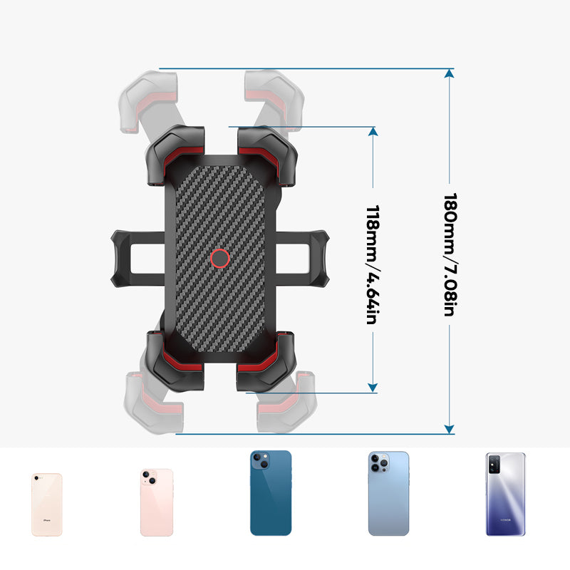Skanto | Universal Sykkeleholder for telefon med 360° visning
