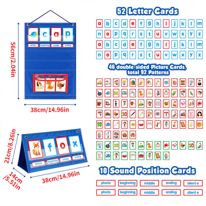 Skanto | Desktop Pocket Chart Tent Cards Kit