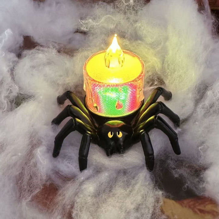 Skanto | Halloween Dekorasjon – Spiderback Ornament med Lys og Øye Design
