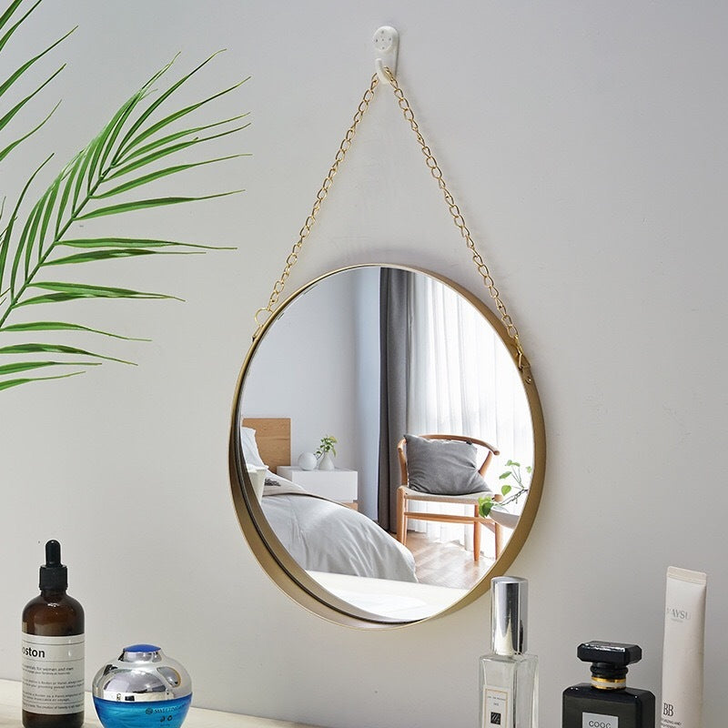 Metal Smidd Jern Badkamer Veggspeil | Skanto