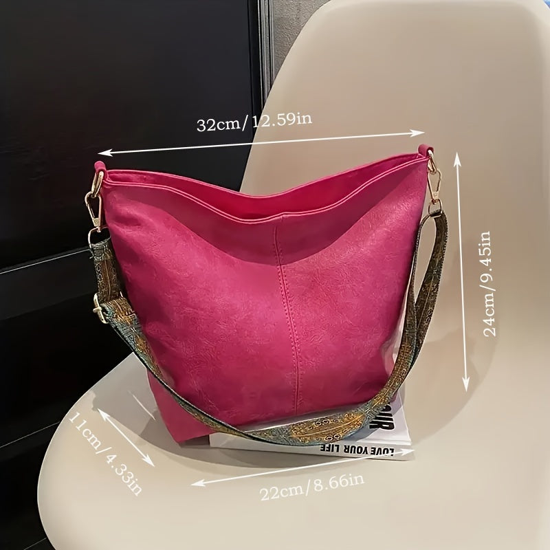 Skanto | CityPure PU Messengerbag – Hvit Urban Skulderveske med Glidelås