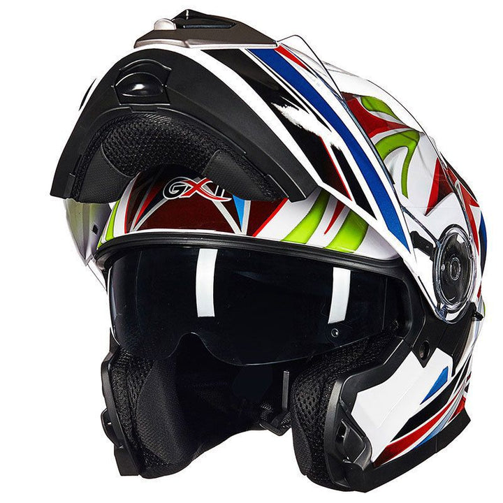 Full-Face Motorsykkelhjelm med Avansert Ventilasjon Skanto