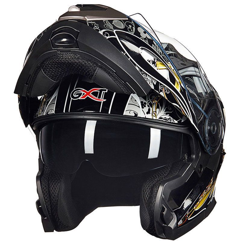Full-Face Motorsykkelhjelm med Avansert Ventilasjon Skanto