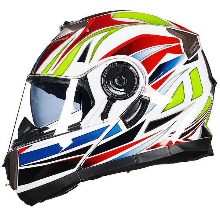 Full-Face Motorsykkelhjelm med Avansert Ventilasjon Skanto