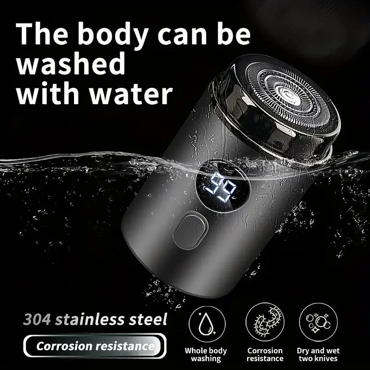 Skanto | TrimTech Pocket Shaver | Kompakt og kraftig elektrisk barbermaskin for glatt hud på farten