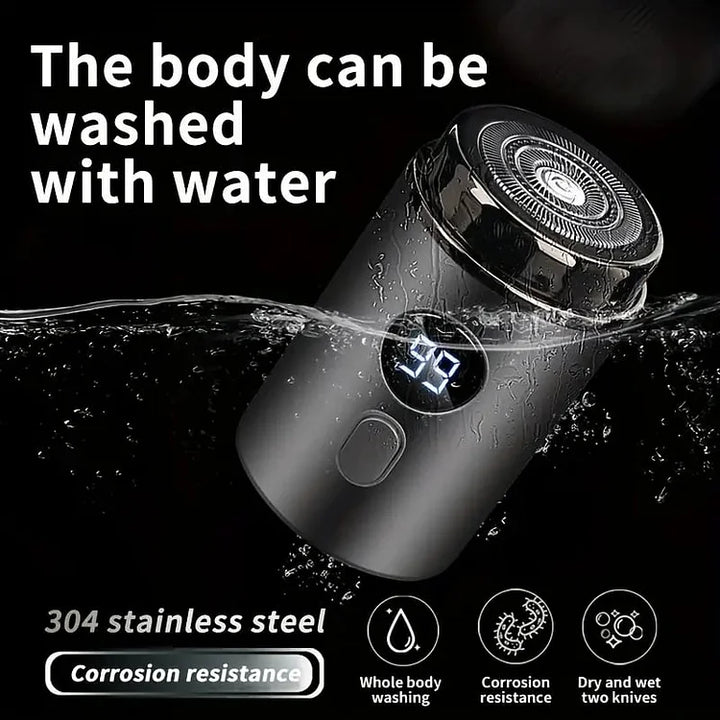 Skanto | TrimTech Pocket Shaver | Kompakt og kraftig elektrisk barbermaskin for glatt hud på farten