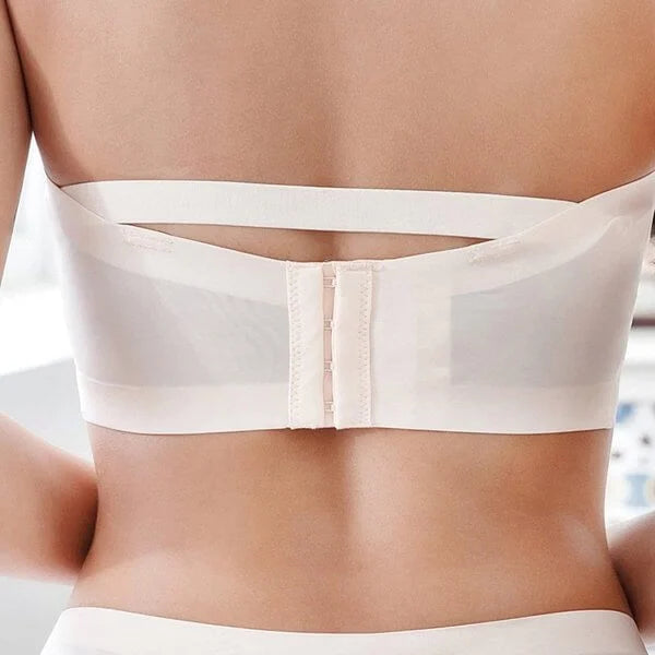 Skanto | Kvinne Sexy stroppeløs BH usynlige Push-Up-bher