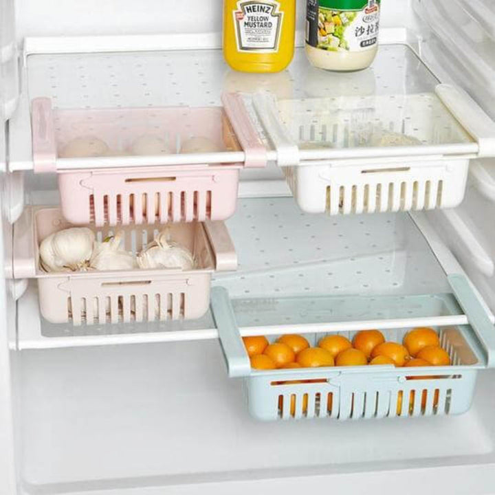 FridgeMaster Pro — Endelig orden og mer plass for favorittmaten din i kjøleskapet! (2 stk) | Skanto