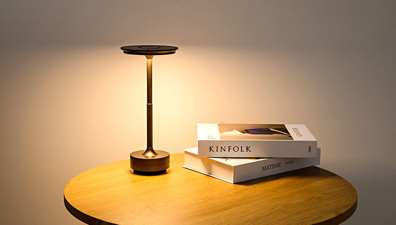 ClarityGlow Luxury Edition | Trådlamp LED Bordlampe | Skanto