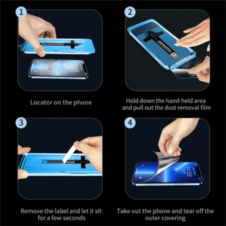 Skanto | Anti-Spy Skjermbeskytter Med Auto Justeringssett For iPhone