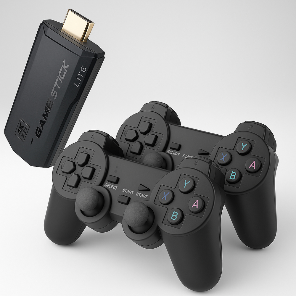 Skanto | Retro Gaming Console 4K Plug and Play System 20000 Klassiske Videospill