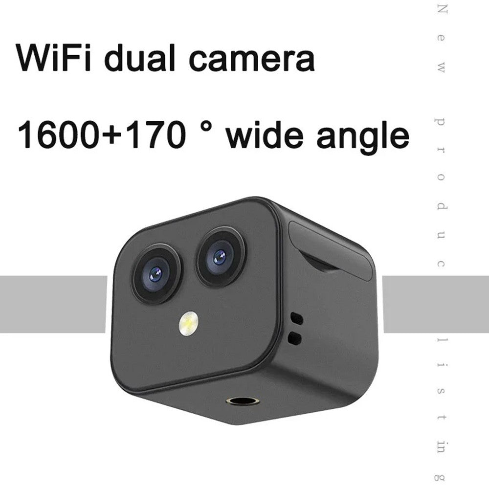 Skanto | Trådløst 4K sikkerhetskamera med 170° vidvinkel og intercom