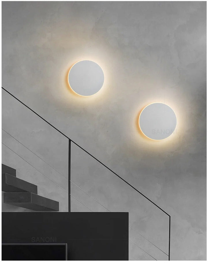 Skanto | Moderne rund LED vegglampe for stilfull ambient belysning