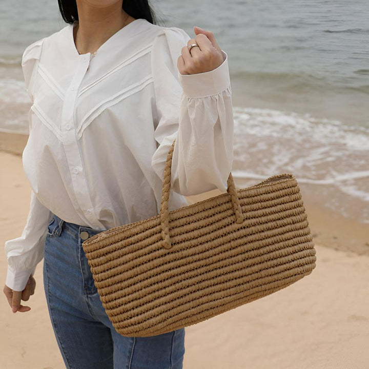 Skanto | Vevd Strå Tote Bag